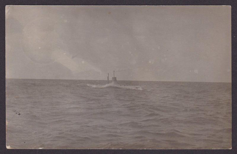 GERMANY 1910, Postcard to Wesel, Submarine U-boot, RPPC