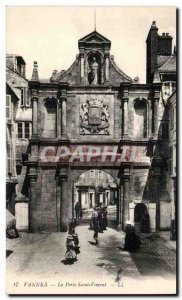 Old Postcard Vannes Porte Saint Vincent