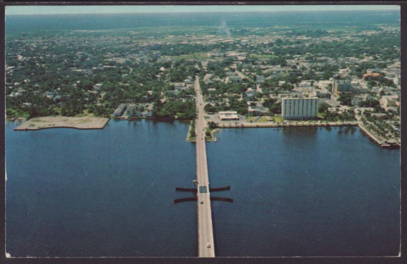 Bird's Eye View,Fort Myers,FL Postcard BIN