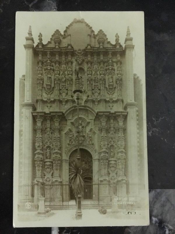 1922 Mexico City Real Picture RPPC Postcard Cover To Sao Pablo Brasil Church