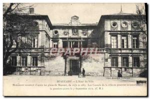 Old Postcard Beaucaire L & # 39Hotel Town