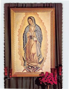 Postcard Our lady of Guadalupe Nat'l Shrine of Our Lady of Consolation Ohio USA