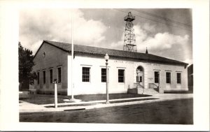 Real Photo Postcard United States Post Office Dean Street in Texas