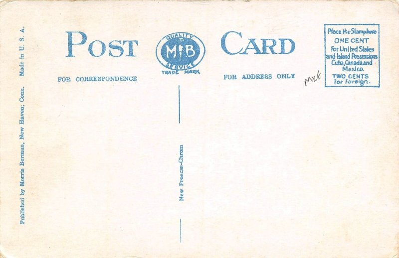 City Hall Torrington Connecticut 1920s postcard