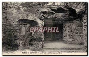 Postcard Old Boissy the River Caves St Francois of Assisi