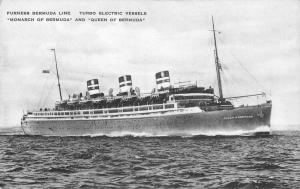 Furness Bermuda Lina Monarch of Bermuda Queen of Bermuda Postcard J58054