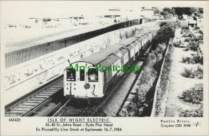 Railways Postcard - Isle of Wight Electric, St John's Road,Ryde Pier Head A8451