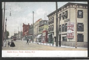 Smith Street, Perth Amboy, New Jersey, early postcard, unused