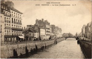 CPA RENNES - Le Quai Chateaubriant (112036)