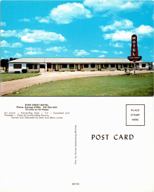 Star Crest Motel, Plains, Kansas (25563