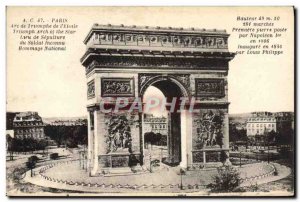 Old Postcard Paris Arc de Triomphe L & # 39Etoile