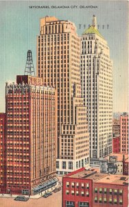 Oklahoma City Oklahoma 1948 Postcard Skyscrapers