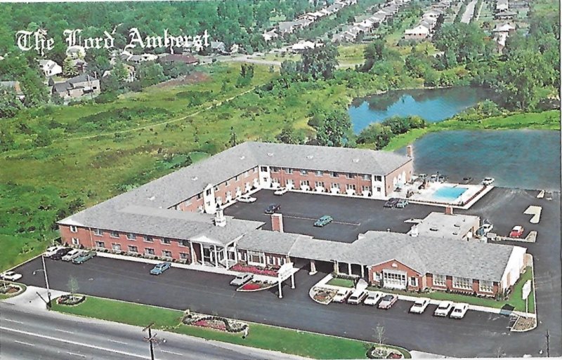 The Lord Amherst Motor Hotel Early American Style in Buffalo New York
