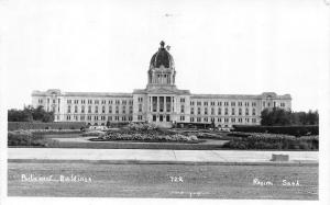 RPPC, Regina Saskatchewan Canada   PARLIAMENT BUILDINGS   1947 Photo Postcard