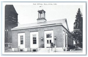 c1940 Post Office Exterior Building Woodsville New Hampshire NH Vintage Postcard