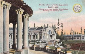 1909, Alaska-Yukon-Pacific Expo: Mfd. Building & Machinery Hall, Used (PC725)