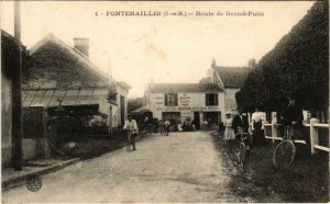 CPA FONTENAILLES Route de Grnd-Puits (861549)