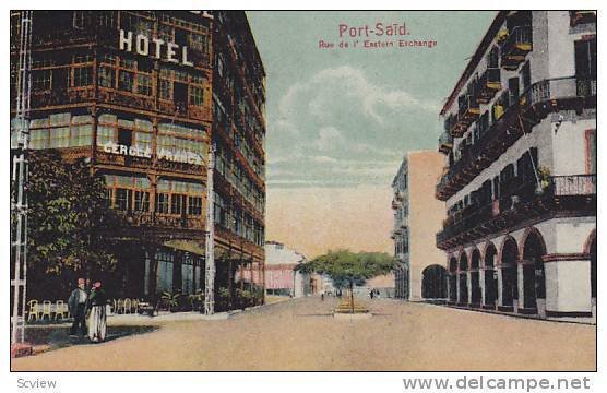 Port-Said , Rue de l'Eastern Exchange, EGYPT , 00-10s