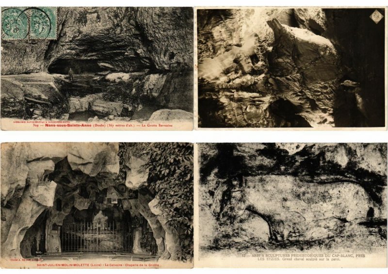 CAVES, GROTTES 900 Vintage Postcards, Mostly FRANCE / BELGIUM Pre-1950 (L2497)