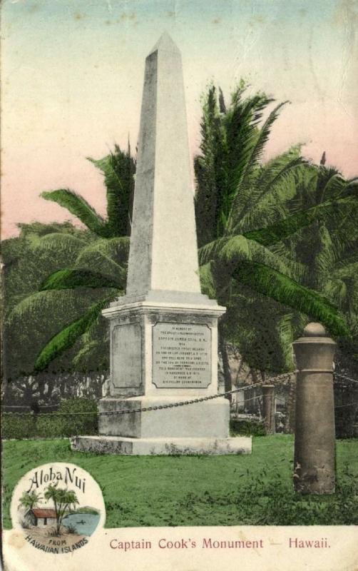 hawaii, Captain Cook's Monument (1908) Aloha Nui