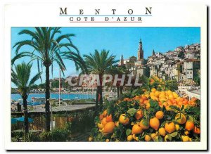 Postcard Modern French Riviera French Riviera Menton Alpes Maritimes