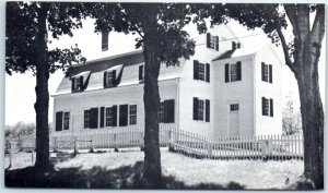 Postcard - Meetinghouse, Moses Johnson, Master Builder, Sabbathday Lake, Maine