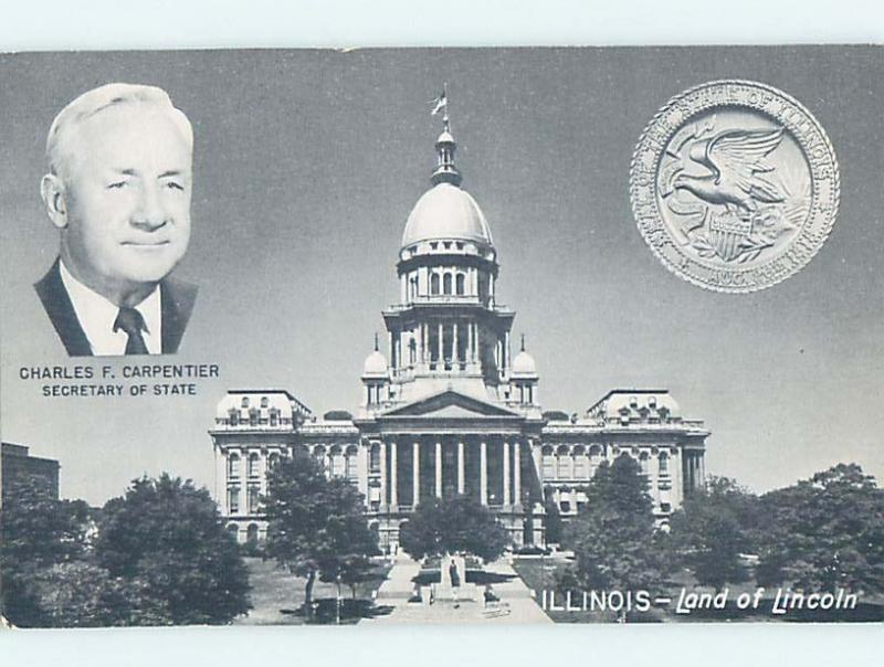 Pre-1980 Ad CHARLES CARPENTIER SECRETARY OF STATE Springfield IL hJ5469@