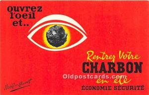 Rentrez Votre Charbon en Ete Economie Securite Advertising Unused 