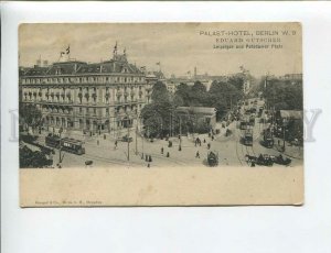 3172463 GERMANY BERLIN ADVERTISING Palast-Hotel Old postcard