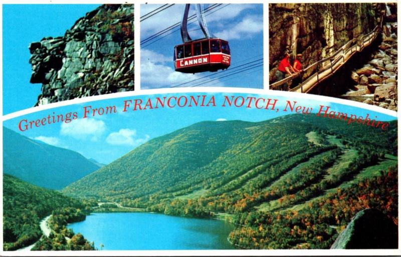 New Hampshire Greetings From Franconia Notch Multi View
