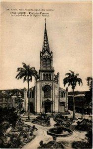 CPA AK Martinique. Fort-de-France. Catédrale Square Petaud (626233)