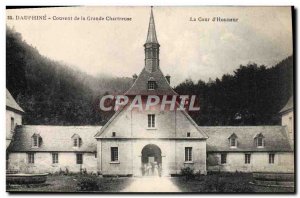 Old Postcard Dauphine Convent Of The Grande Chartreuse The Court & # 39honneur