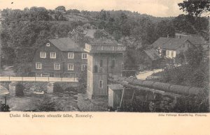 Ronneby Sweden View from the Falls Vintage Postcard AA110495