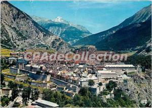 Postcard Modern Tourism Briancon Carrefour Alt 1326m Old Town Fortifications