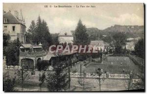 Old Postcard The Tennis bourboule The game park