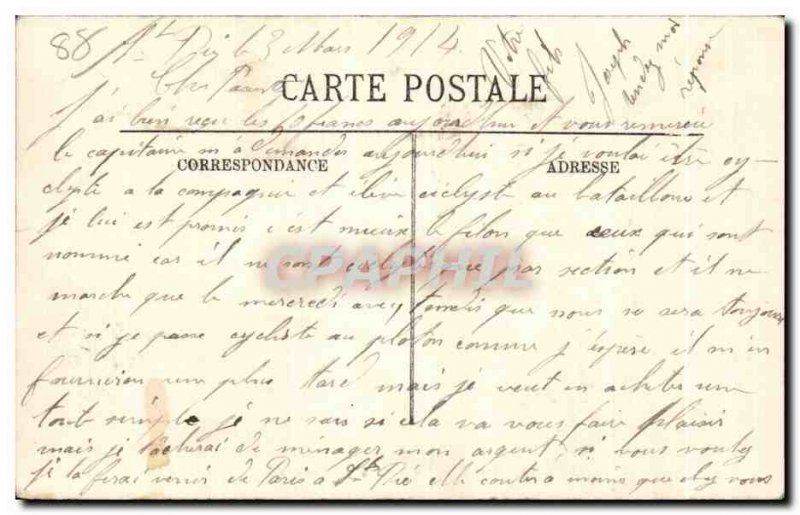 Old Postcard Saint Die La Vanne Stone