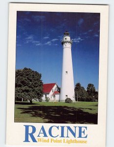 Postcard Wind Point Lighthouse, Racine, Wisconsin