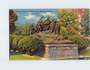 Postcard Wars of America Monument, Military Park, Newark, New Jersey