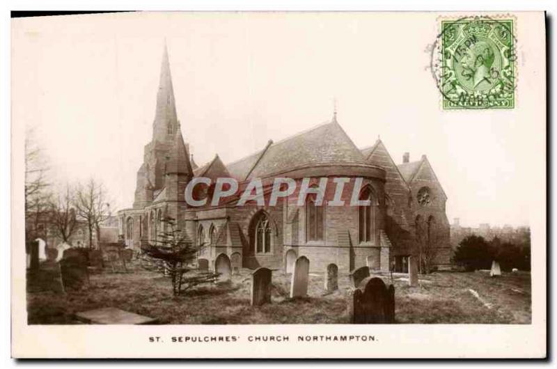 VINTAGE POSTCARD Sepulchres Church Northampton