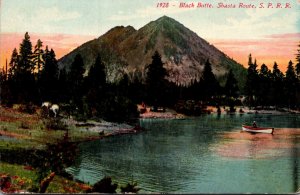 California Black Butte Shasta Route Southern Pacific Railroad 1911