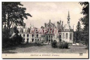 Old Postcard Chateau Keriolet (Finistere)