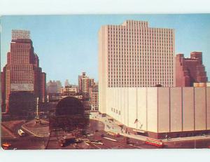 Unused Pre-1980 CHEVROLET BILLBOARD BESIDE COLOSSEUM New York City NY hn7886