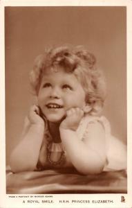 BR74998 a royal smile princess elizabeth girl child  royalty   real photo  uk