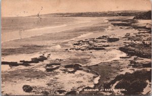 South Africa Seascape At East London Vintage Postcard 09.09