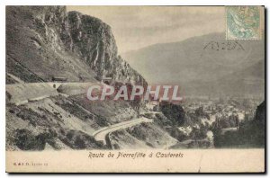 Postcard Old Route Pierrefitte has Cauterets