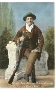 Postcard Calamity Jane Notorious Frontier Character Gen Crook's Scout