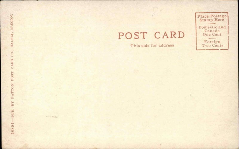 Salem Oregon OR Royale cafeteria c1910 Postcard 