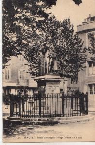 BF16293 beaune statue de gaspard monge france front/back image