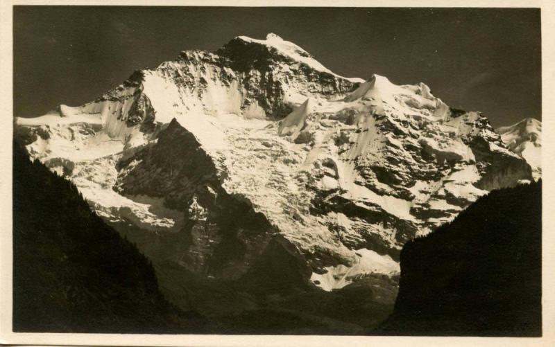 Switzerland -  Die Jungfrau - RPPC