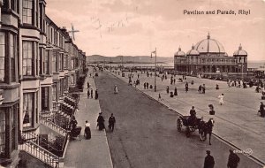 A947 England 1914 Pavilion and Parade Rhyl vintage postcard